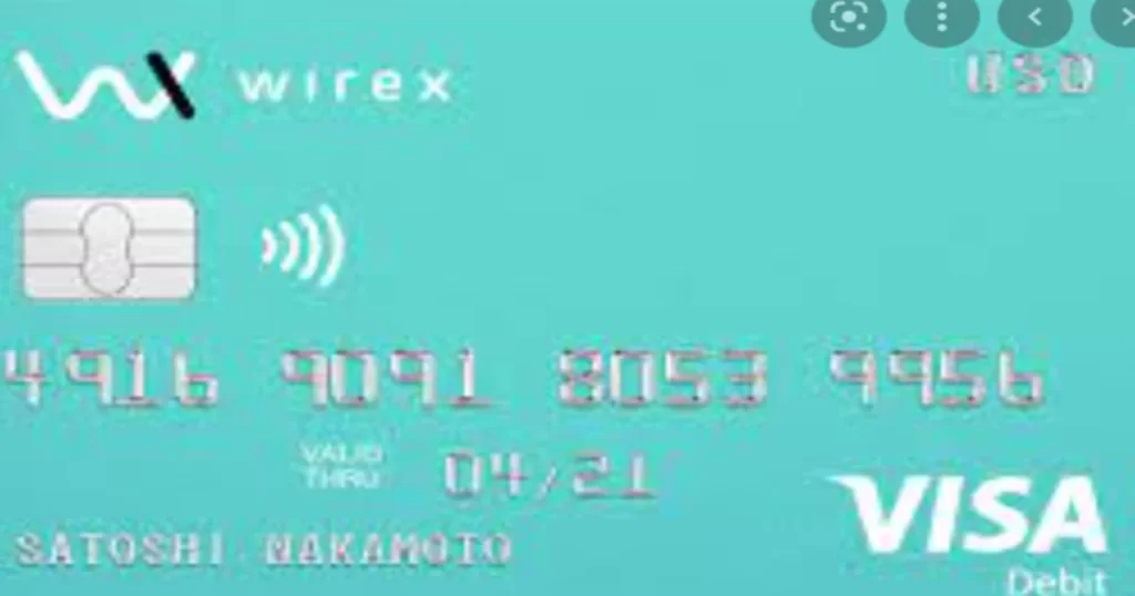 Immagine di carta di debito Wirex
